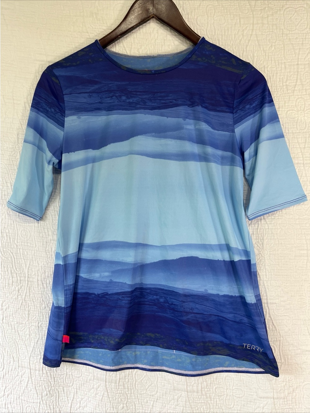 Terry Womens Soleil Flow Cycling Top Size Medium Short Sleeve Tee Shirt Jersey M
